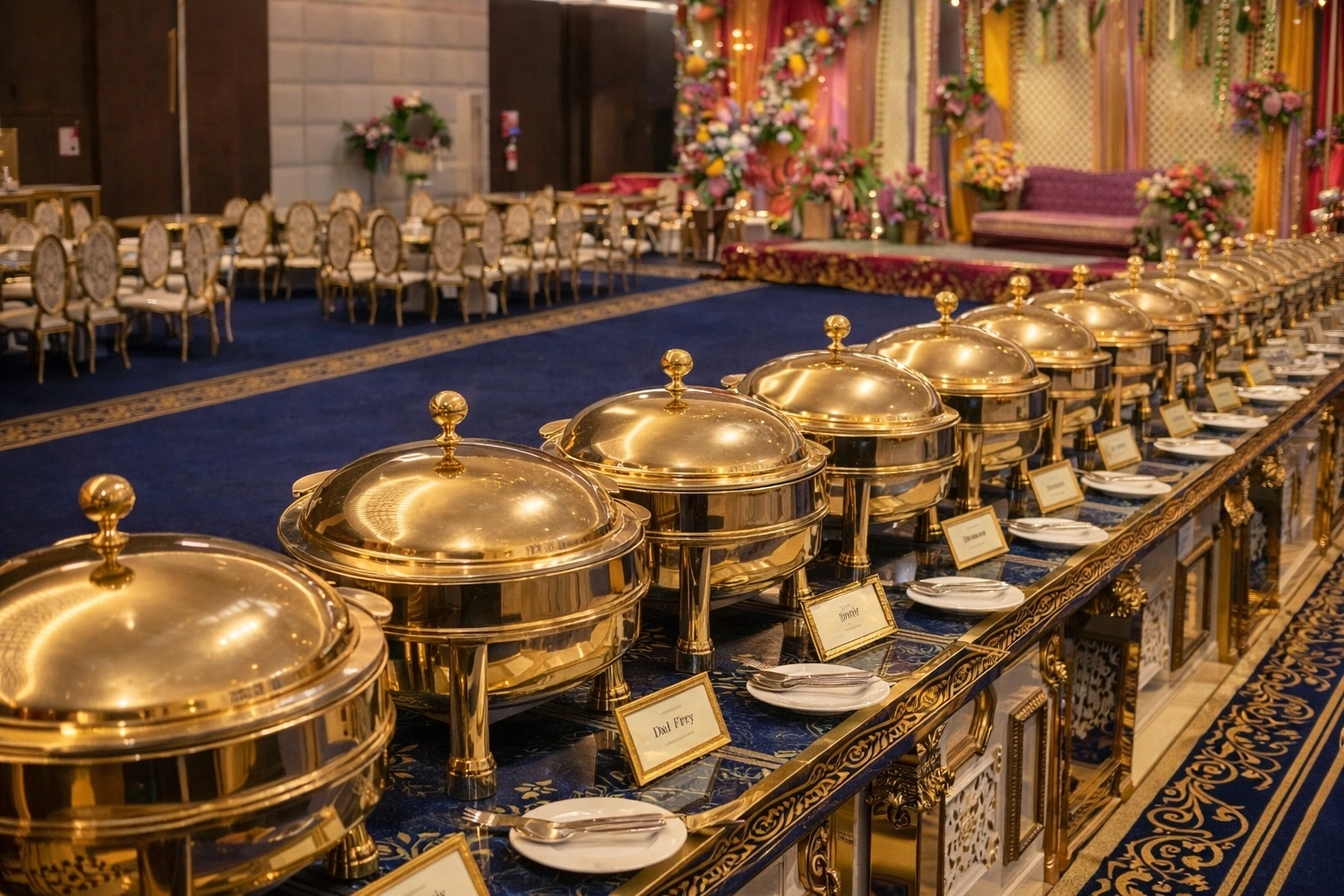 Buffet Setup and Dining Experience at Amber Wall Restaurant Gurgaon