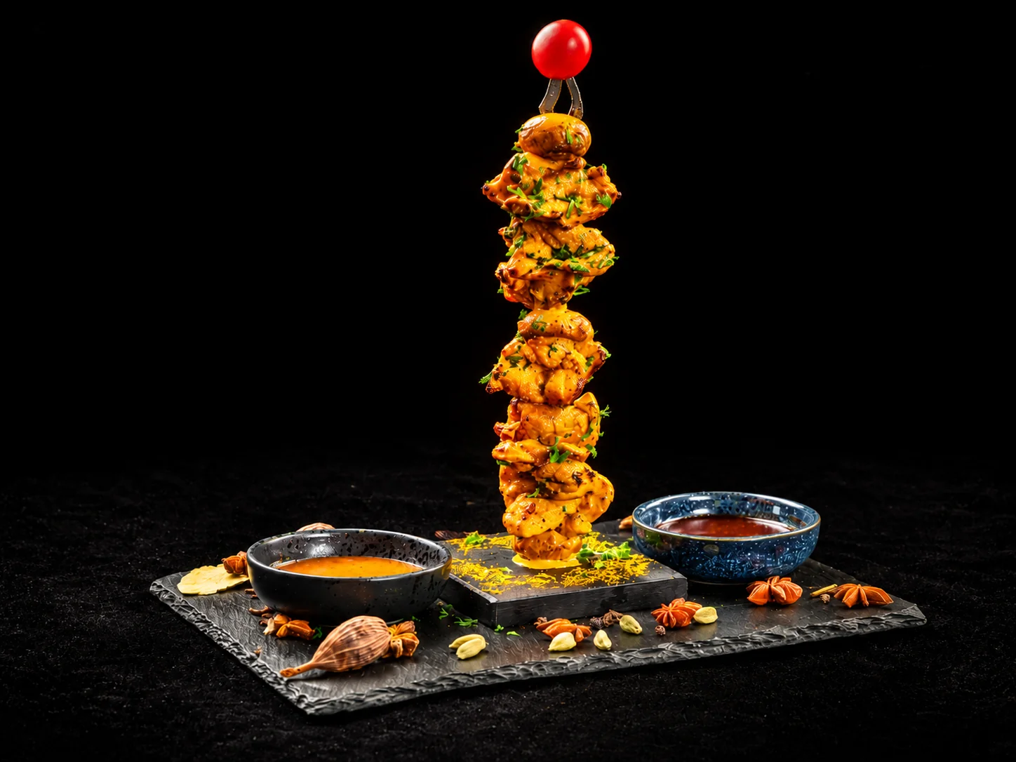 Tandoor Barbecue Specialities at Amber Wall Restaurant, Hotel Amber Palace Gurgaon
